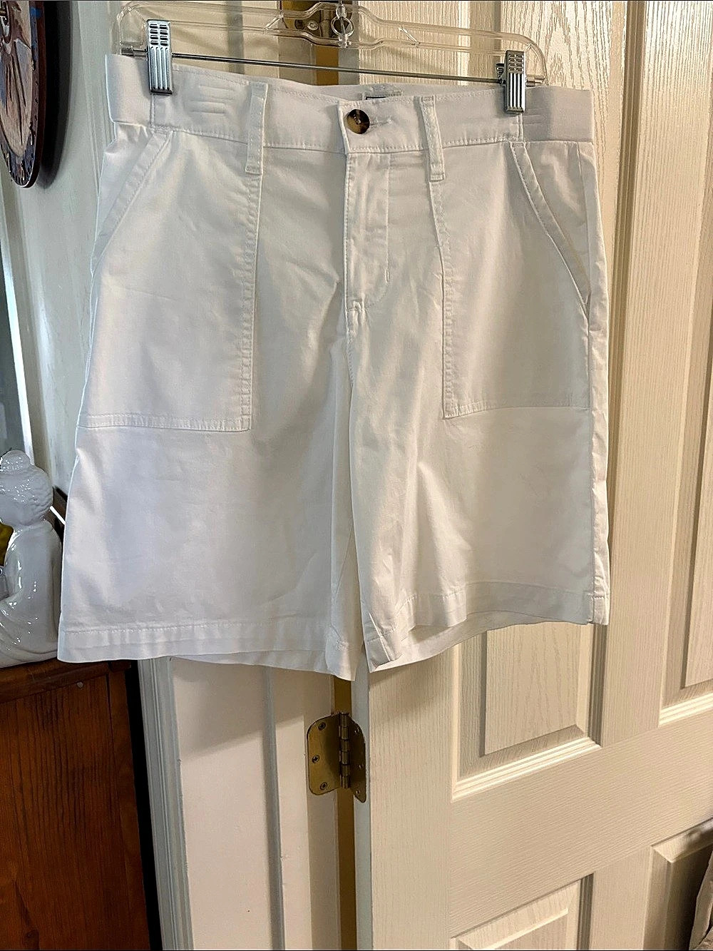 Lee Workwear Shorts Women's Bermuda Shorts White Size Medium